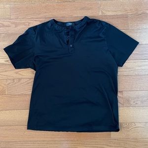 Theory Men’s Black Cotton T-Shirt, Size M